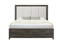 MARIAH DARK BROWN KING BED