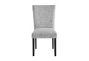 D1319 BLK/WHT DINING TABLE, 4 D1319 LT GREY DC & D1319 LT GREY BN