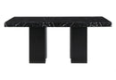 D03 DINING TABLE +8 D03 DINING CHAIRS BLACK