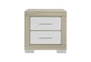 EMMA NATURAL/WHITE NIGHTSTAND