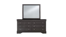 POMPEI METALLIC GREY KING BED GROUP WITH LED