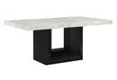D02 DINING TABLE + 6 D03 BLACK DINING CHAIRS