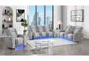U8000 GREY PWR REC SOFA/PWR CON REC LOVESEAT/PWR RECLINER W/PHR