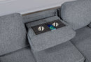 U0808 DARK GREY REVERSIBLE SOFA BED