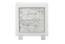 SANTORINI WHITE NIGHTSTAND