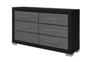 EMMA BLACK/GREY DRESSER