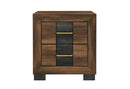 OPTIMUS BROWN/BLACK NIGHTSTAND