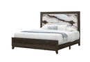 HARMONY BROWN TWIN BED WITH LED