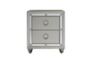 RILEY SILVER NIGHTSTAND
