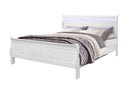 CHARLIE WHITE KING BED WITH LED, DRESSER, MIRROR AND NIGHTSTAND