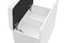 ELLA WHITE VANITY SET WITH STORAGE STOOL