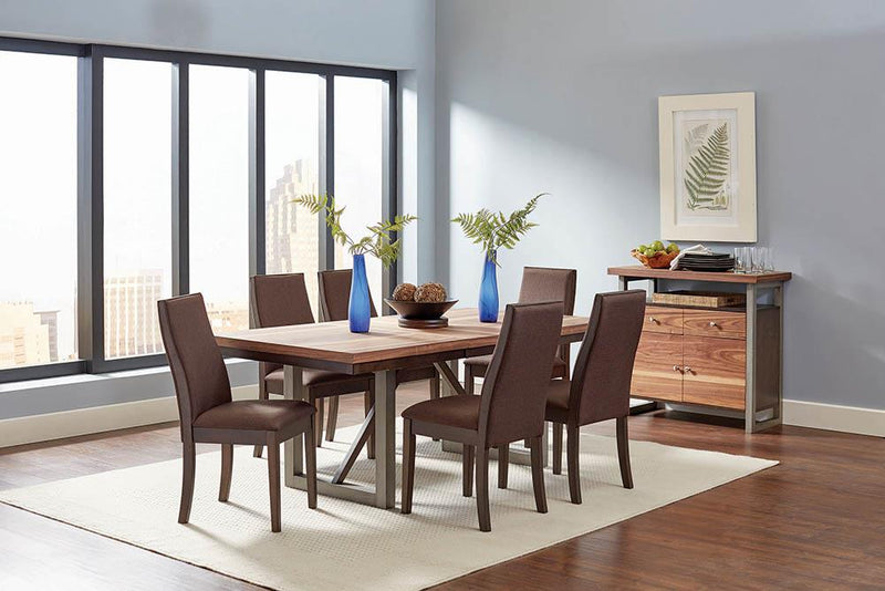 Spring Creek Industrial Natural Walnut Dining Table image