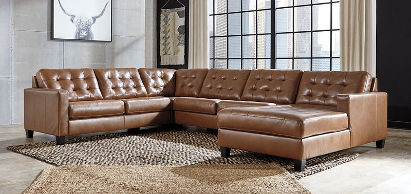 Baskove Signature Design by Ashley 4-Piece Sectional with Chaise image
