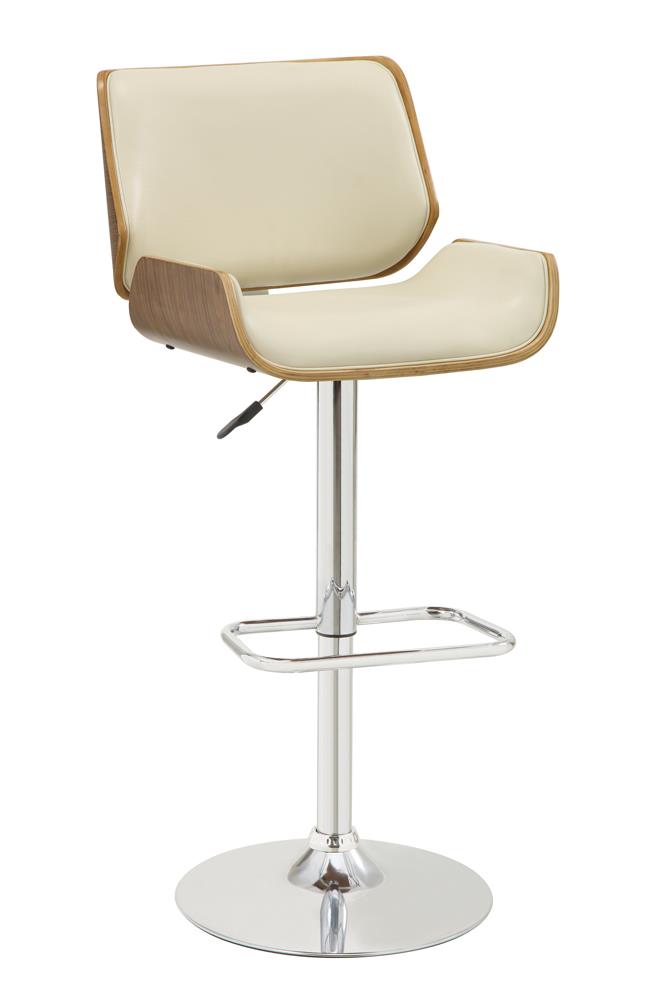 G130503 Contemporary Ecru Adjustable Height Bar Stool image