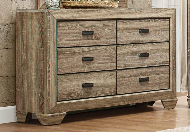 Homelegance Beechnut 6 Drawer Dresser in Natural 1904-5 image