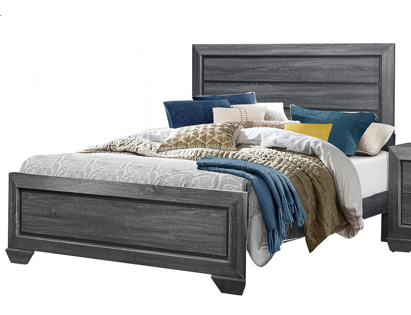 Homelegance Beechnut Queen Panel Bed in Gray 1904GY-1 image