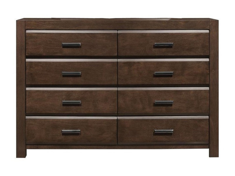 Homelegance Furniture Erwan 8 Drawer Dresser in Dark Walnut 1961-5 image