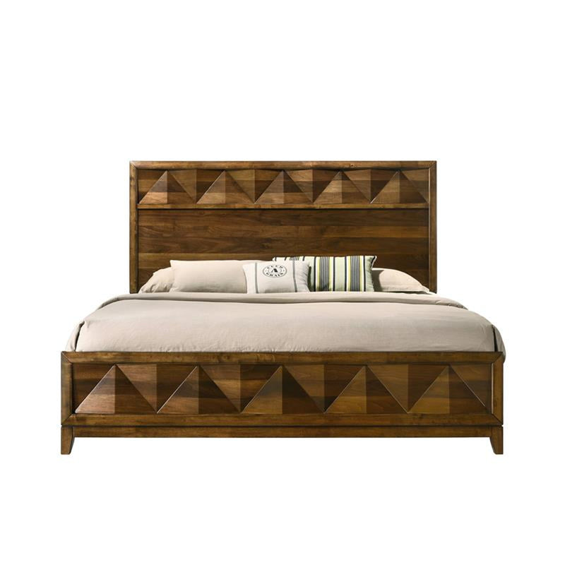 Acme Furniture Delilah Panel King Bed in Walnut 27637EK image