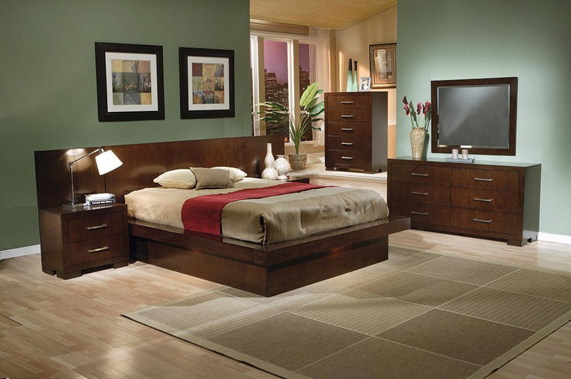 Jessica Dark Cappuccino King Four-Piece Bedroom Set image