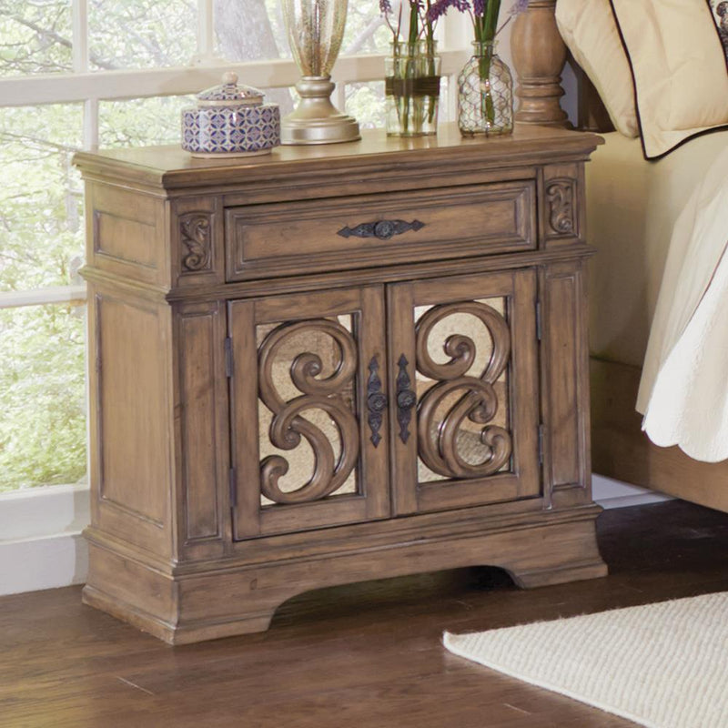 Ilana Traditional One-Drawer Nightstand image