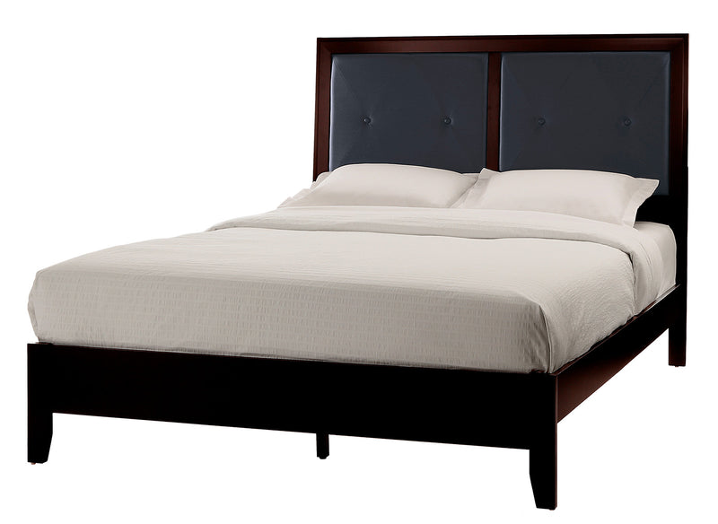 Homelegance Edina King Panel Bed in Espresso-Hinted Cherry 2145K-1EK image