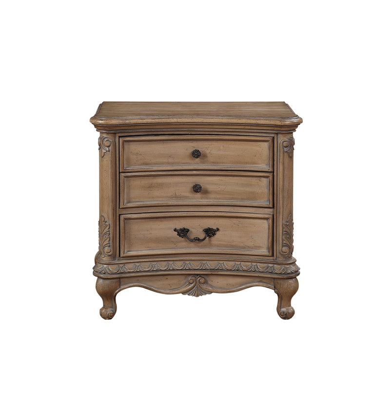 Teagan Oak Nightstand (Wood Top) image