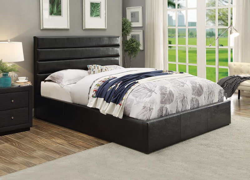 Riverbend Casual Black Eastern King Storage Bed image