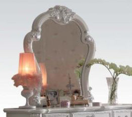 Acme Dresden Mirror in Antique White 30669 image
