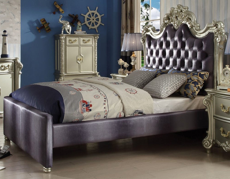 Acme Vendome Full Panel Bed in Gray and Champagne 30695F image