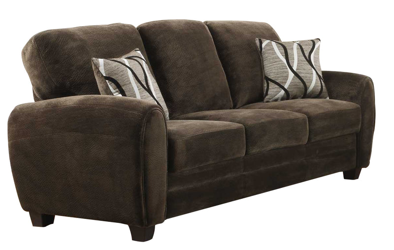 Homelegance Rubin Sofa in Chocolate 9734CH-3 image