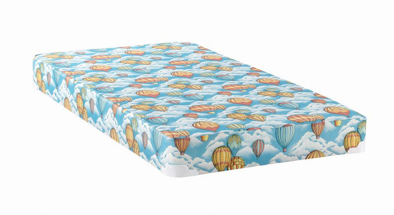 Balloon Blue Patterned Twin Mattress image