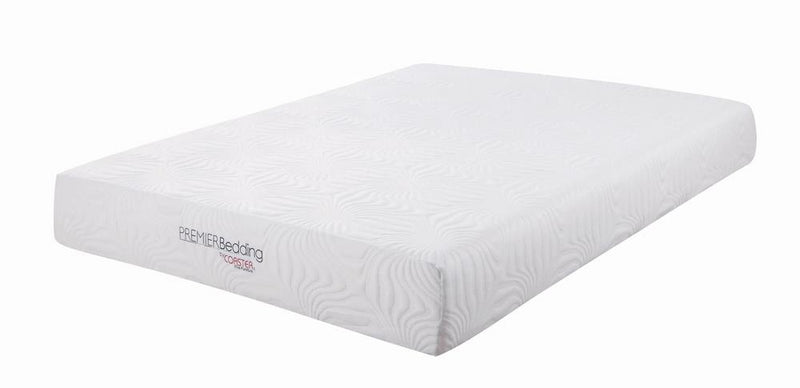 Key White 10-Inch Full Memory Foam Mattress image