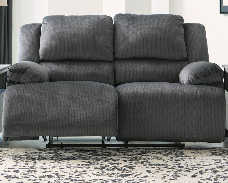 Clonmel Signature Design by Ashley Reclining Loveseat image