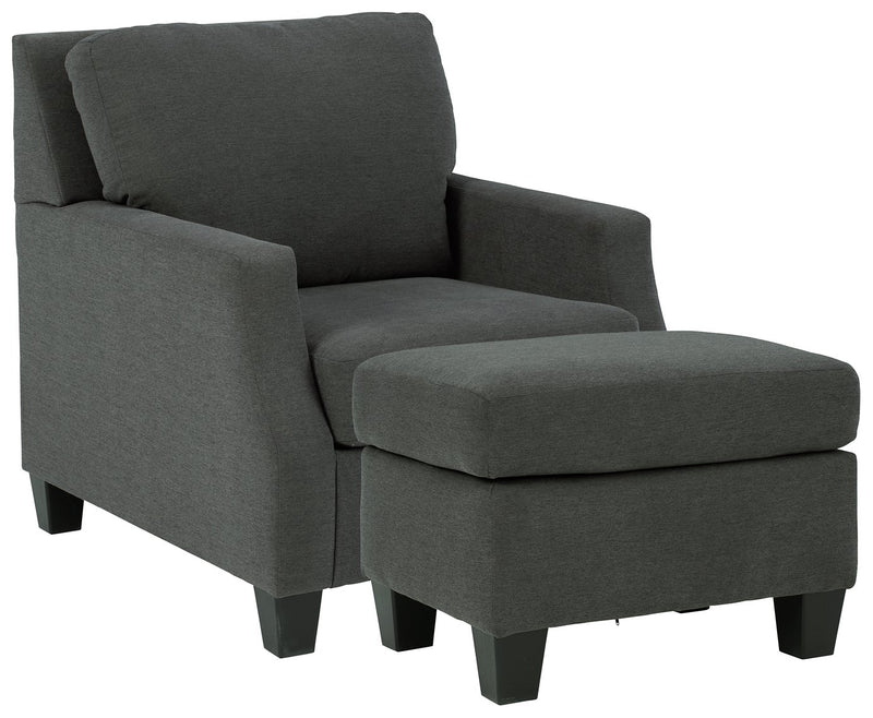 Bayonne Signature Design 2-Piece Chair & Ottoman Set image