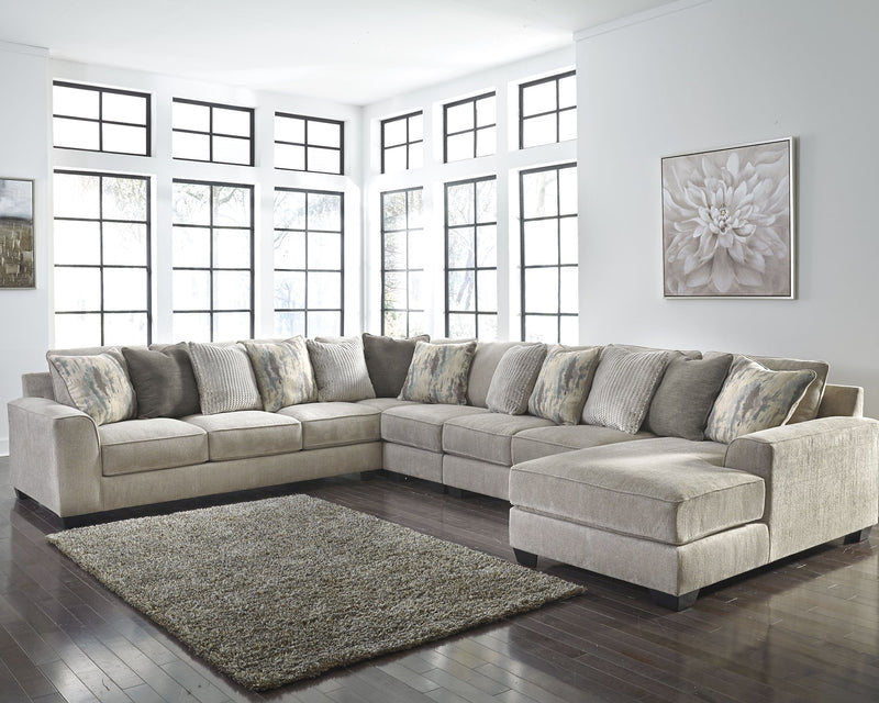 Ardsley Benchcraft 5-Piece Sectional with Chaise image