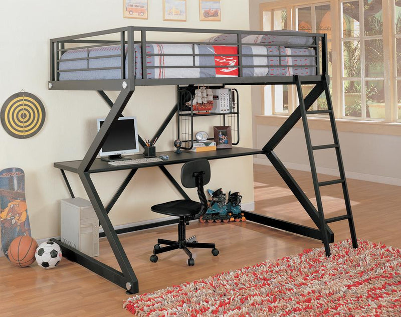 G460092 Full Workstation Loft Bed image