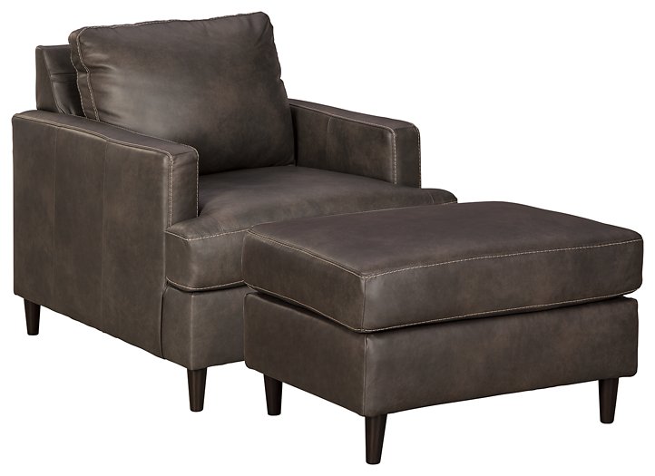 Hettinger Signature Design 2-Piece Chair & Ottoman Set image