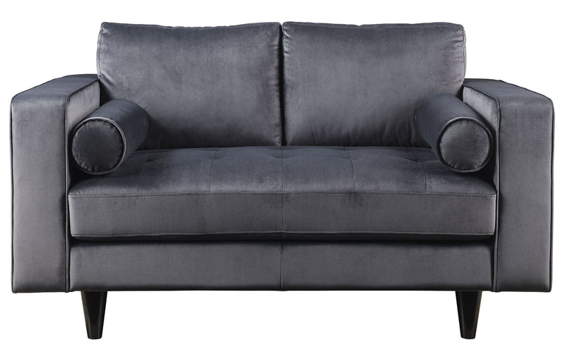 Acme Furniture Heather Loveseat with 2 Pillows in Gray 51071 image