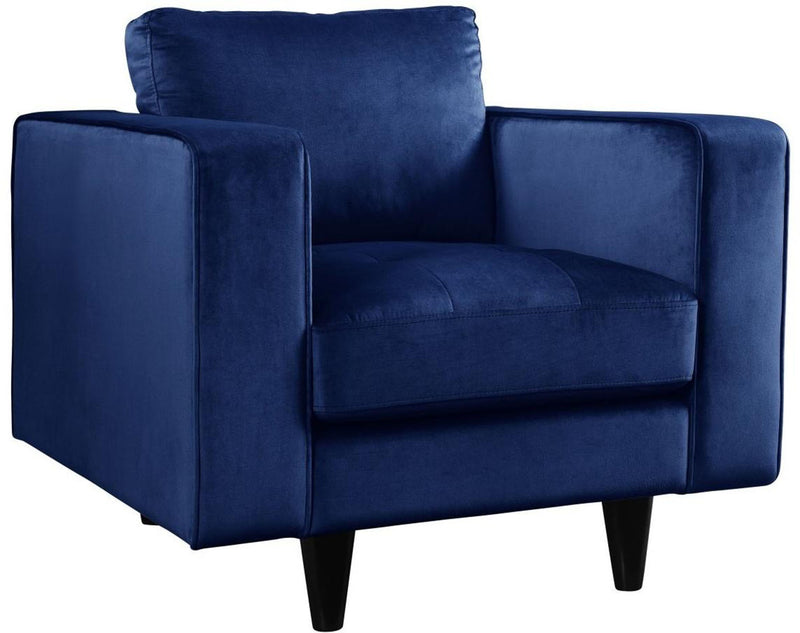 Acme Furniture Heather Chair in Navy 51077 image