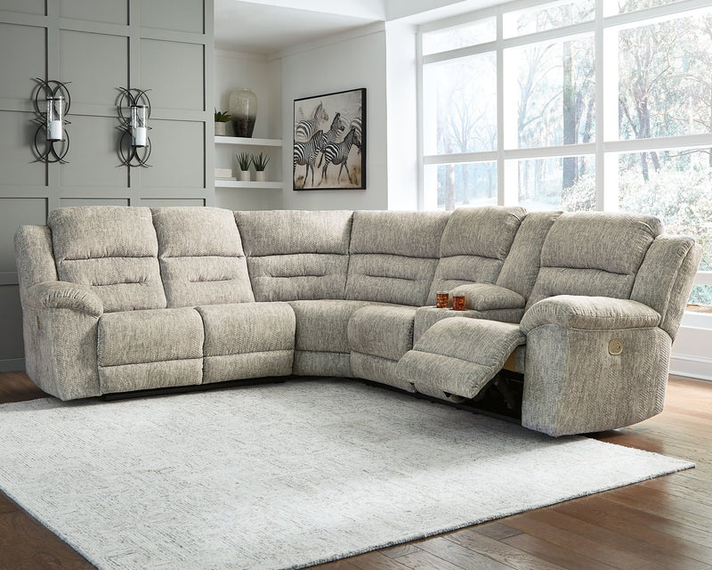 Family Den Millennium by Ashley 3-Piece Power Reclining Sectional image