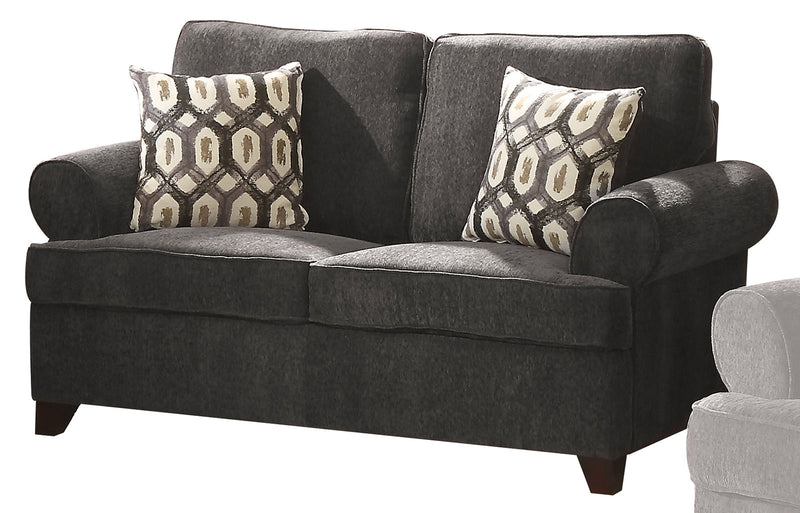 Acme Furniture Alessia Loveseat in Dark Gray 52826 image