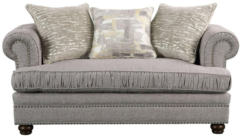 Acme Furniture Gardenia Loveseat in Gray 53096 image