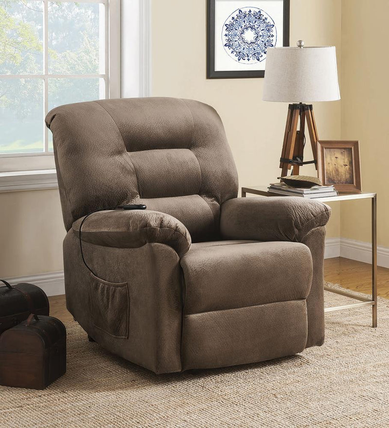 G601025 Casual Brown Sugar Power Lift Recliner image