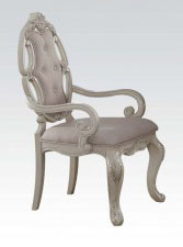 Acme Ragenardus Arm Chair in Antique White (Set of 2) 61283 image