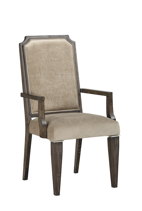 Peregrine Fabric & Walnut Arm Chair image