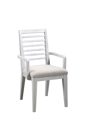 Aromas White Oak & Fabric Arm Chair image