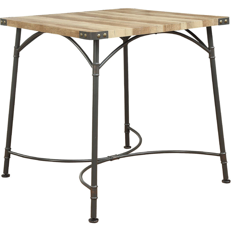 Acme Furniture Itzel Counter Height Table in Antique Oak and Sandy Gray 72085 image