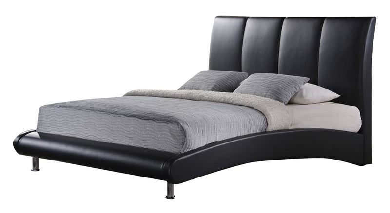 Global Furniture 8272 Queen PU Bed in Black image