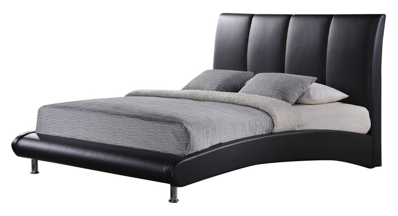 Global Furniture 8272 King PU Bed in Black image