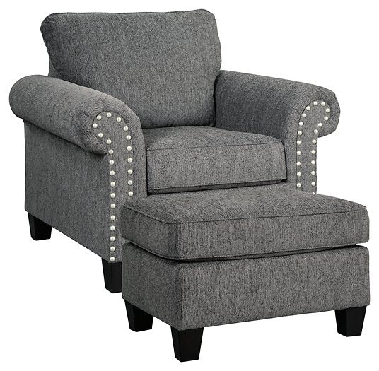 Agleno Benchcraft 2-Piece Chair & Ottoman Set image